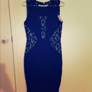 Sexy Stylish Navy Blue Jax Dress